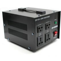 Convertisseur de tension 220 v - 110 v - 1000 w - Convertisseur de tension noir pour appareils électriques avec une tension de 110/220 v ca