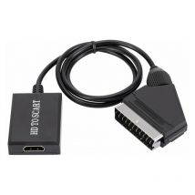 Fei Yu - convertisseur hdmi vers péritel adaptateur audio vidéo hd 1080p pour hdmi vers péritel Sky Box Stb