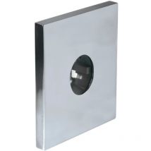 Ensemble de rosaces rondes fines Dnd avec ressort Prd40-Oc Chrome brillant