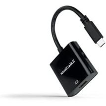 Nanocable - 10.16.4102-BK - Convertisseur usb-c vers hdmi 4K, usb-c/m-hdmi/h, couleur noir, 15 cm