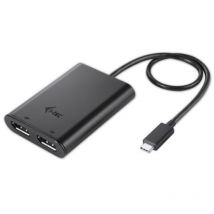 Itec - Adattatore video i-tec c31dual4kdp - usb type-c 3.1 a 2 uscite display port 1.2 - max. 38402160 / 30hz
