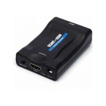 Convertitore da scart a hdmi adattatore video audio stereo tv 1080P full hd