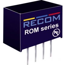 RECOM ROM-1212S Convertitore DC/DC da circuito stampato 12 V/DC 12 V/DC 83 mA 1 W Num. uscite: 1 x Contenuto 1 pz.