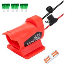 Sjqka - Convient à la ceinture d'adaptateur de batterie au lithium pour outil électrique Milwaukee Milwaukee12VM12 Convertisseur d'assurance diy