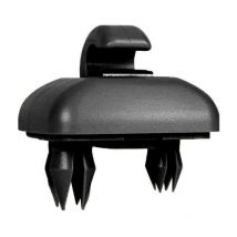 Kkmoon - Convient pour Audi A1A3A4A5A6Q3Q5 pare-soleil boucle pare-soleil base crochet support noir