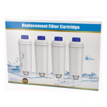 Fitags - Convient pour élément filtrant de machine à café De'Longhi DLSC002 ecam, Esam, etam, bco, EC680, EC800 4 pièces
