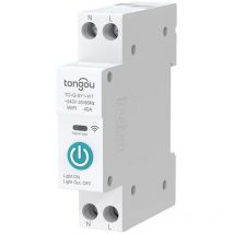 Debuns - Convient pour Tuya Wifi Smart Circuit Breaker Wireless Remote Control Rail Switch Mobile app Remote Control Display Smart Home Device Timer