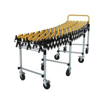 Convoyeur galets plastique - longueur 1368 / 4734 mm - largeur 600 mm - FWC-A2-60X4