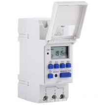 Lcd Minuterie Programmateur horaire électrique hebdomadaire Numérique Timer Interrupteur 15A(220V)