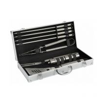 Cook'in Garden - Valisette 9 ustensiles chef bbq