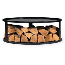 Stahl Feuerschalenbasis & Holzlager 82 Zubehör für Feuerschalen ø 82 cm - Cookking