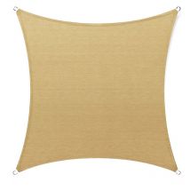Cool Area Voile d'ombrage Rectangulaire 2x2m Toile Ombrage uv Protection pour Patio Jardin, Terrasse,Extérieur, Balcon,Couleur Sable