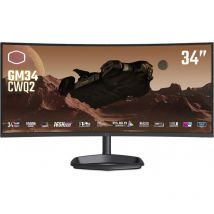 Cooler Master - GM34-CWQ2 (86.4 cm (34 Zoll), schwarz, uwqhd, va, Curved, Quantum Dot, 180Hz Panel) (CMI-GM34-CWQ2-EK)