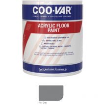 CooVar Acrylic Floor Paint - Flint Grey - 1 Litre