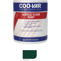 CooVar Acrylic Floor Paint - Forest Green - 1 Litre