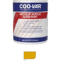 Coo-var - CooVar Anti Slip Acrylic Floor Paint - Yellow - 5 Litre