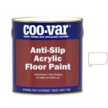 Coo-var - CooVar Anti Slip Acrylic Floor Paint - Clear - 2.5 Litre