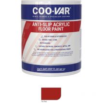 Coo-var - CooVar Anti Slip Acrylic Floor Paint - Red - 5 Litre