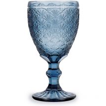 NON - copa vidrio relieve blue moon PACK-6 - 30 cl