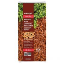 Fleur - Copeaux de bois Agrofino color decor brun 50L 10/40mn