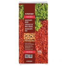 Fleur - Copeaux de bois Agrofino color decor rouge 50L 10/40mn