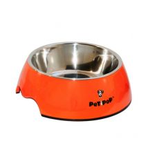 Copele - Comedero Melamina Petipop Naranja t''m'''