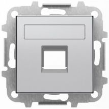 Coperchio 1 connettore RJ11-RJ45 SILVER NIESSEN SKY 8518.1 PL