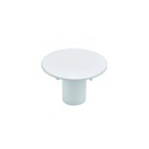 Coperchio in abs bianco con tubo gocciolante di 116 mm di diametro