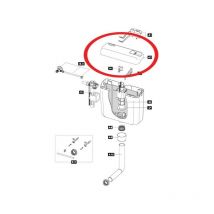 Coperchio per cassette di risciacquo 606405