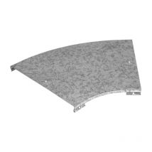 Coperchio curva piana sati cpo 45 100mm acciaio zincato - 1050003
