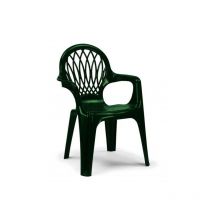 Poltrona Lady Sissi con braccioli – Verde Bosco – Dimensioni 58 x 56 - h. 84 cm – SCAB GIARDINO