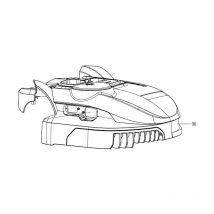 Original Worx robot cortacésped WR105SI tapa principal
