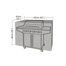 Garland - Coperchio rettangolare per barbecue lungo 165 cm