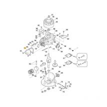 Tapa de válvula original Stiga para motor rsct 100 ohv 118550681/0