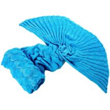 Coperta coda di sirena blue