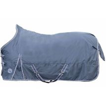 Coperta Da Paddock impermeabile Con Collo Alto Imbottita 300 G E tessuto Esterno 600 Denari Modello Starter: 115 Cm, Blu Scuro