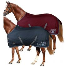 Horses - Coperta impermeabile da paddock imbottita 400 g e tessuto esterno 600 denari Turnout: 145 cm, Blu