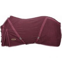 Coperta in cotone Malaga con cinghie incrociate, soffietto laterale e cinghie regolabili: 155 cm, Blu navy