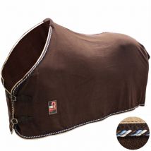 Coperta in pile antipilling 3stars con cordone e bordo a contrasto: 145 cm, verde