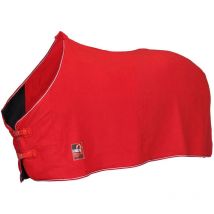 Coperta in pile con chiusura anteriore a doppio cinturino: 95 cm, marrone