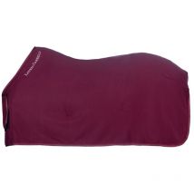 Coperta in pile per cavalli modello Livigno con chiusura anteriore a strappo: Coperta Livigno 135 cm VERDE SCURO