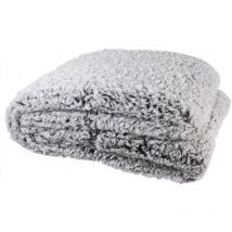 Coperta sherpa grigia 120 x 150 cm