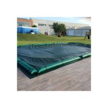 Copertura invernale 1000x1000 cm per piscine interrate con tubolari