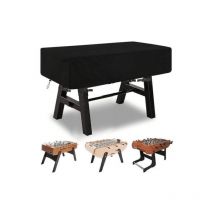 Copertura per biliardino 160x115x50cm 420D tessuto Oxford nero La copertura per biliardino è realizzata in copertura per biliardino resistente al