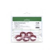 Coperture per vasetti di marmellata 25 fogli di cellophane + elastici + etichette Le Pratique