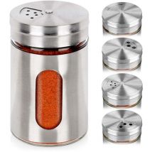 Portaspezie in metallo con diversi tipi di irrigatore