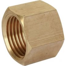 Aougo - Copper Pneumatic Fittings, Sanitary Fittings, Brass Sleeve – Internal Thread 20/27, Gray (3/4 Inch)