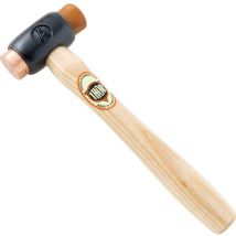 03-208 25mm Copper Hide Hammer with Wood Handle - Thor