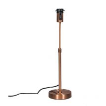 Qazqa - Copper table lamp adjustable - Parte - Copper