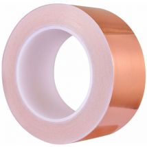 Copper Tape 30m x 50mm, Premium Copper Foil Tape emc Shielding Tape for emi Shielding, Craft, Slug Remover, Electrical Repair, Paper